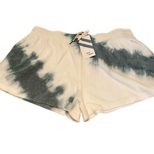 Women's Butter Soft Tie-Dye Shorts XXL New  by Feat Draw String Pockets